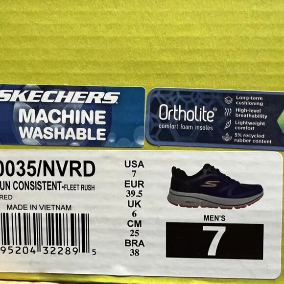 Skechers Mens Go Run Consistent Fleet Rush Sneaker Blue 7 M main image 6